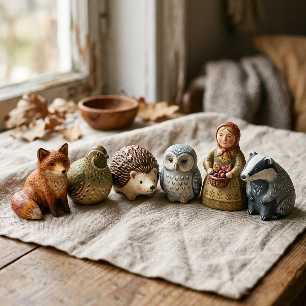Фигурки из папье-маше